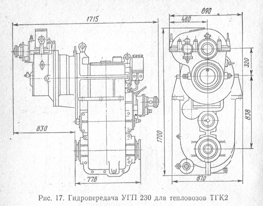 Гидравлические передачи маневровых и промышленных тепловозов и их  характеристики, Характеристики тепловозов, Тепловозы промышленного  назначения, характеристика тепловозов, конструкция, чертежи, инструкции,  железнодорожный транспорт